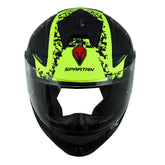 Casco Spartan Draken Csa Nostra Gris Amarillo 2